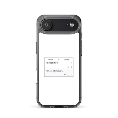 Coque iPhone Traduction cocktail - Sedurro