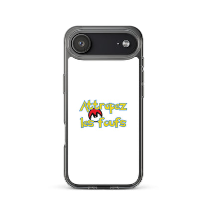 Coque iPhone Attrapez les foufs Pokeboule - Sedurro