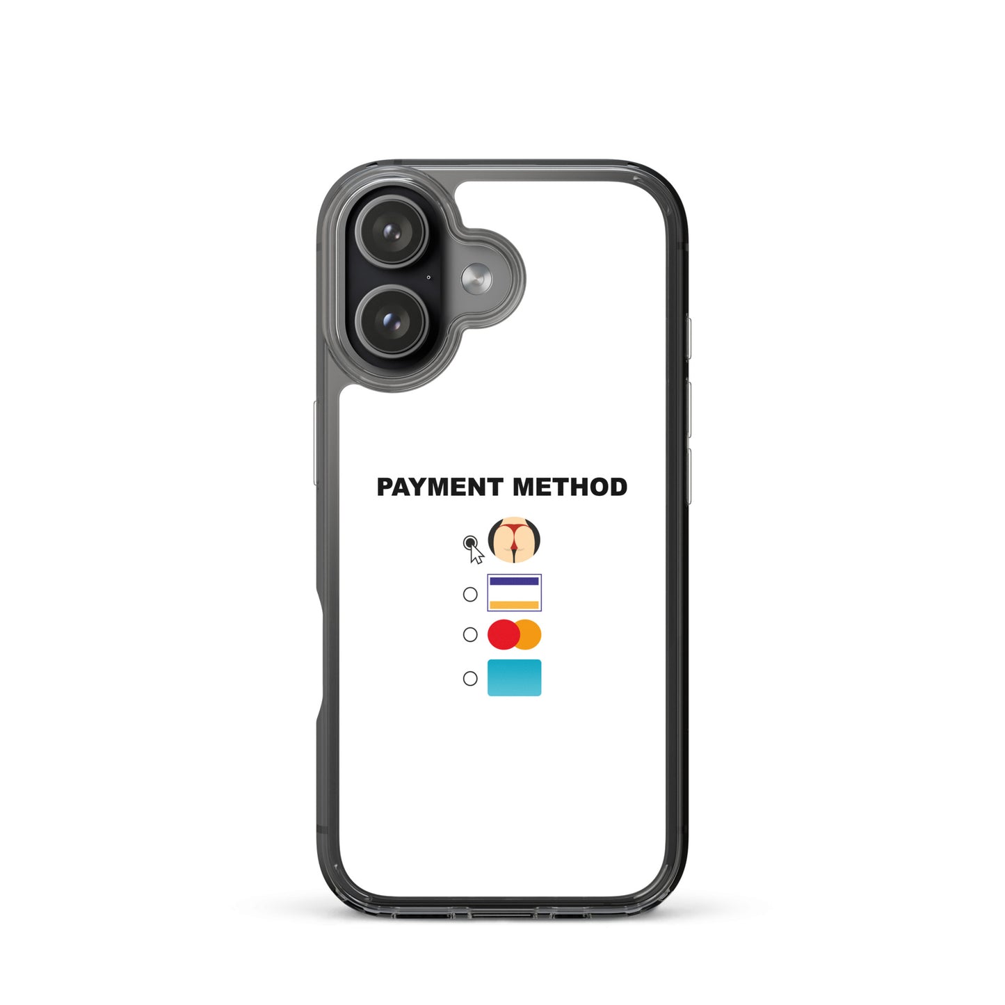 Coque iPhone Payment method butt - Sedurro
