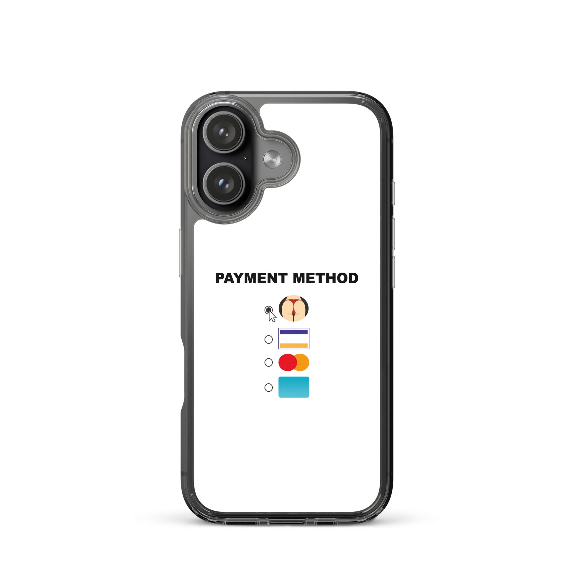 Coque iPhone Payment method butt - Sedurro
