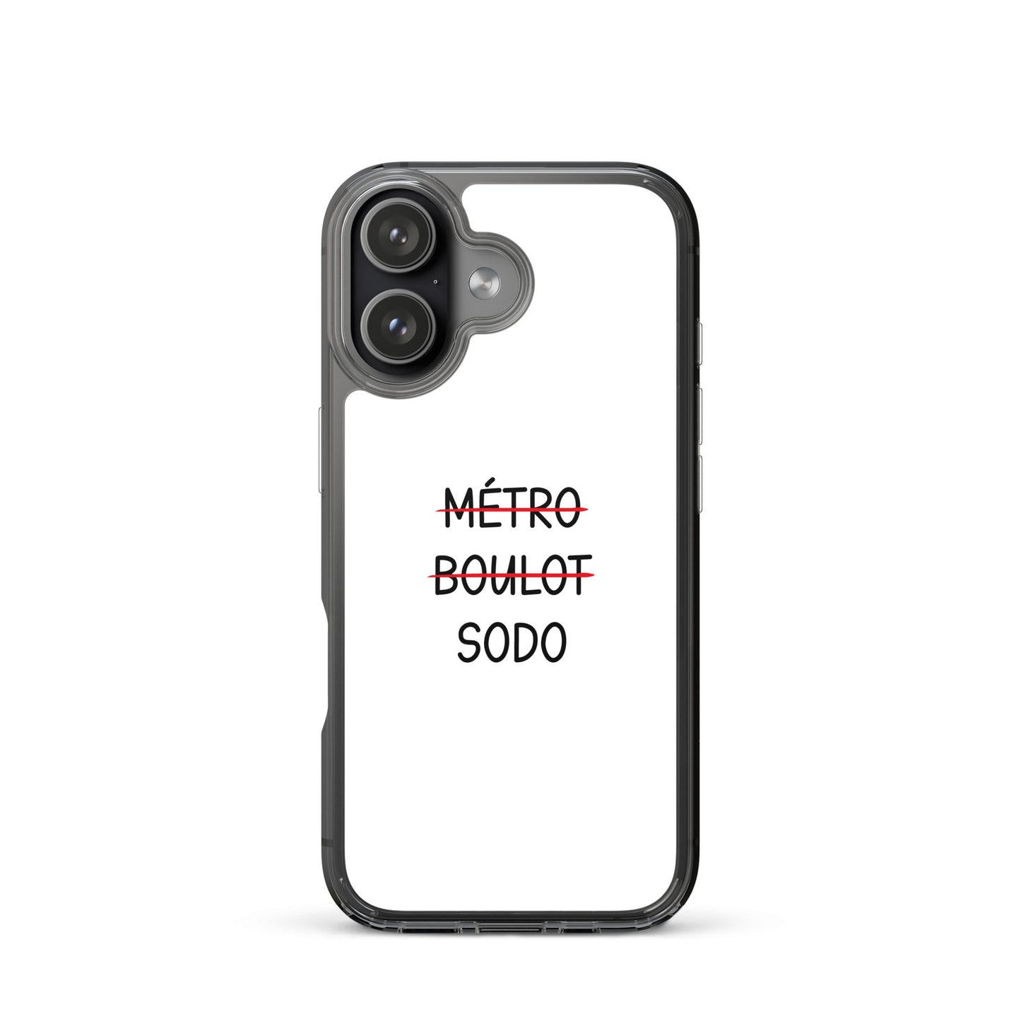 Coque iPhone Métro boulot sodo - Sedurro
