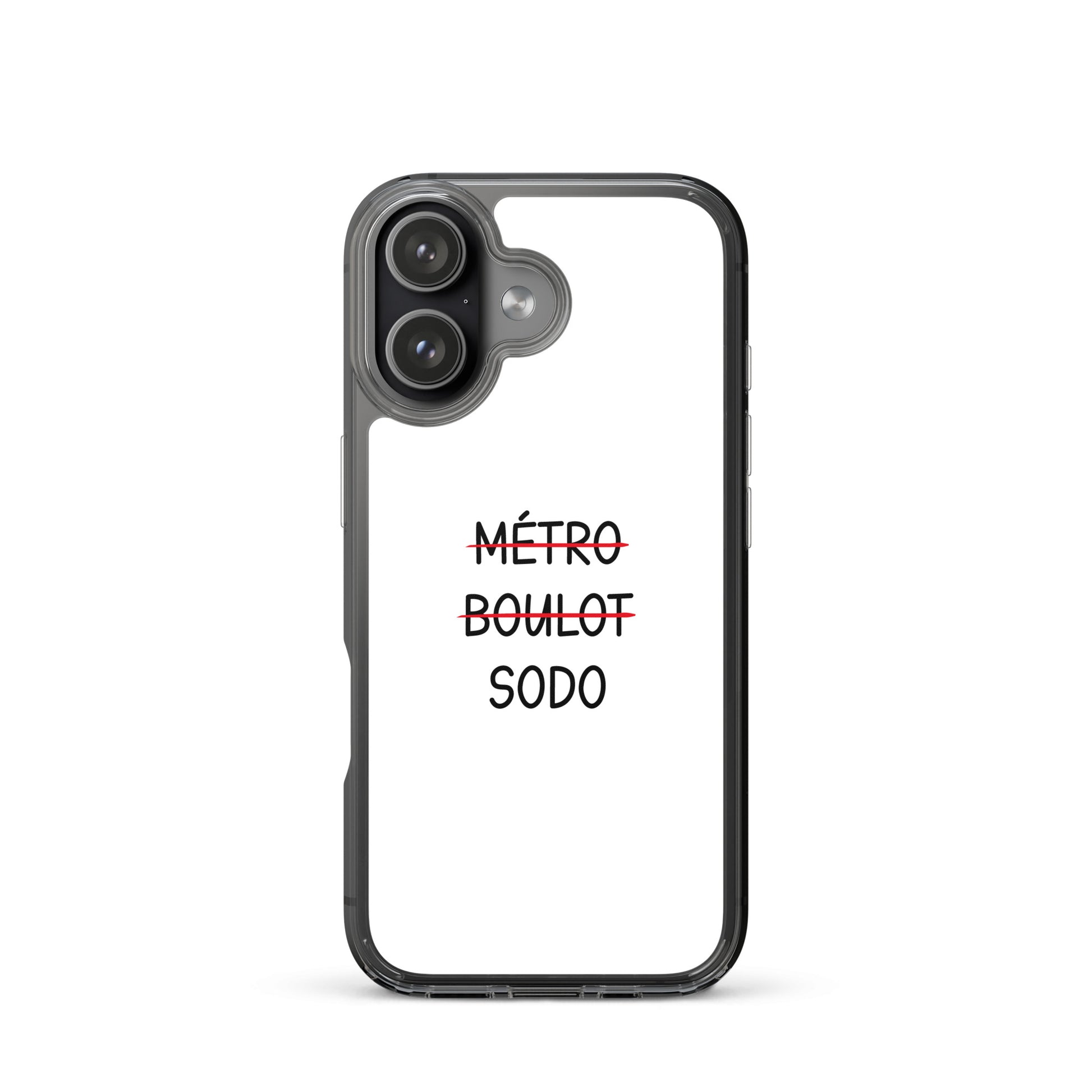 Coque iPhone Métro boulot sodo - Sedurro