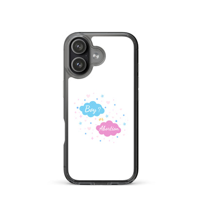 Coque iPhone Boy or abortion gender reveal - Sedurro