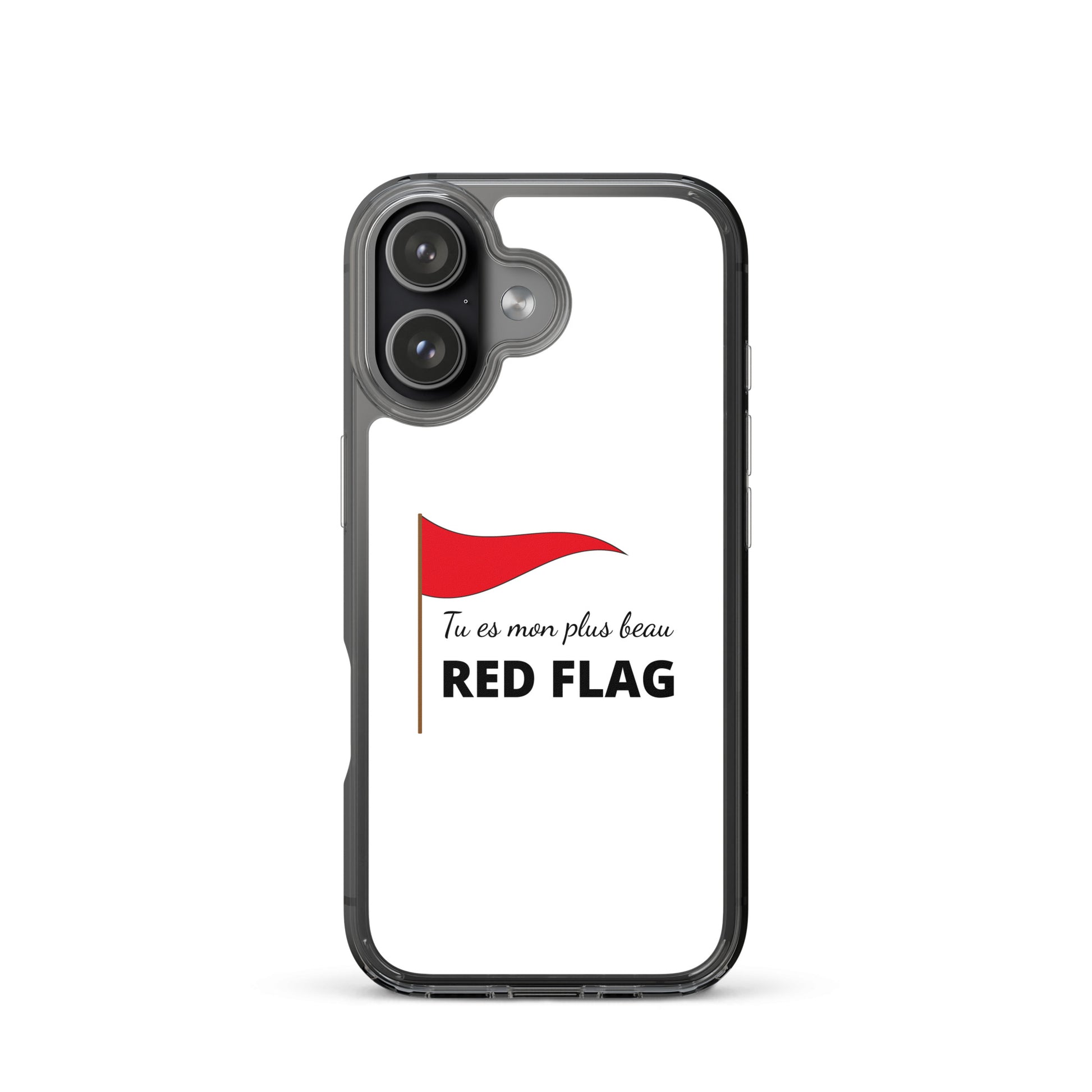Coque iPhone Tu es mon plus beau red flag - Sedurro