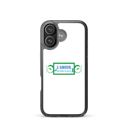 Coque iPhone L'amour est dans le prix - Sedurro