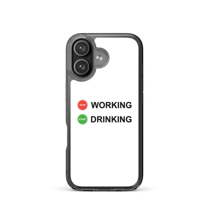 Coque iPhone Stop working start drinking - Sedurro