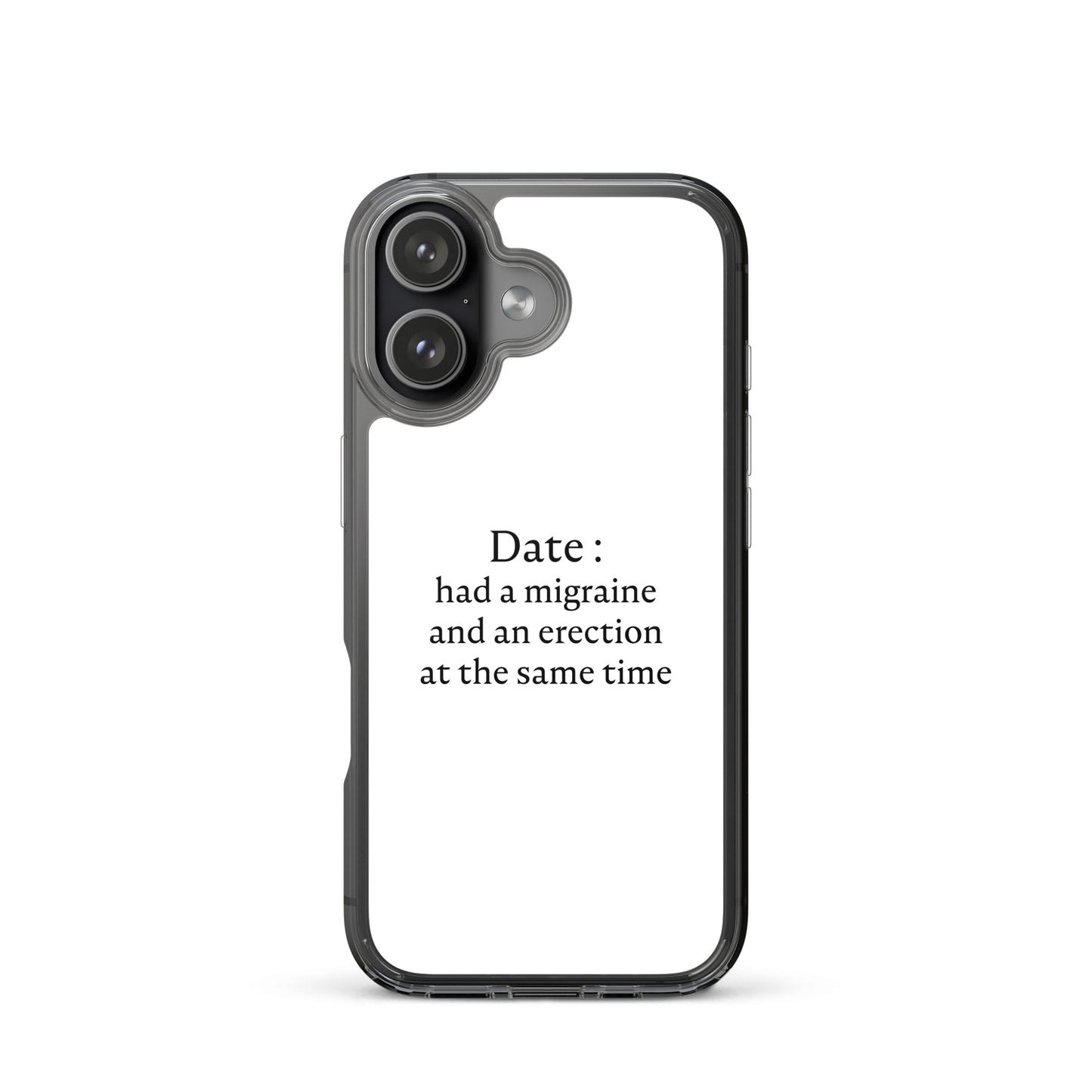 Coque iPhone Date had a migraine and an erection at the same time - Sedurro