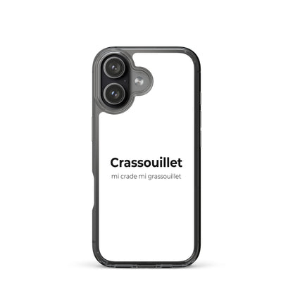 Coque iPhone Crassouillet mi crade mi grassouillet - Sedurro