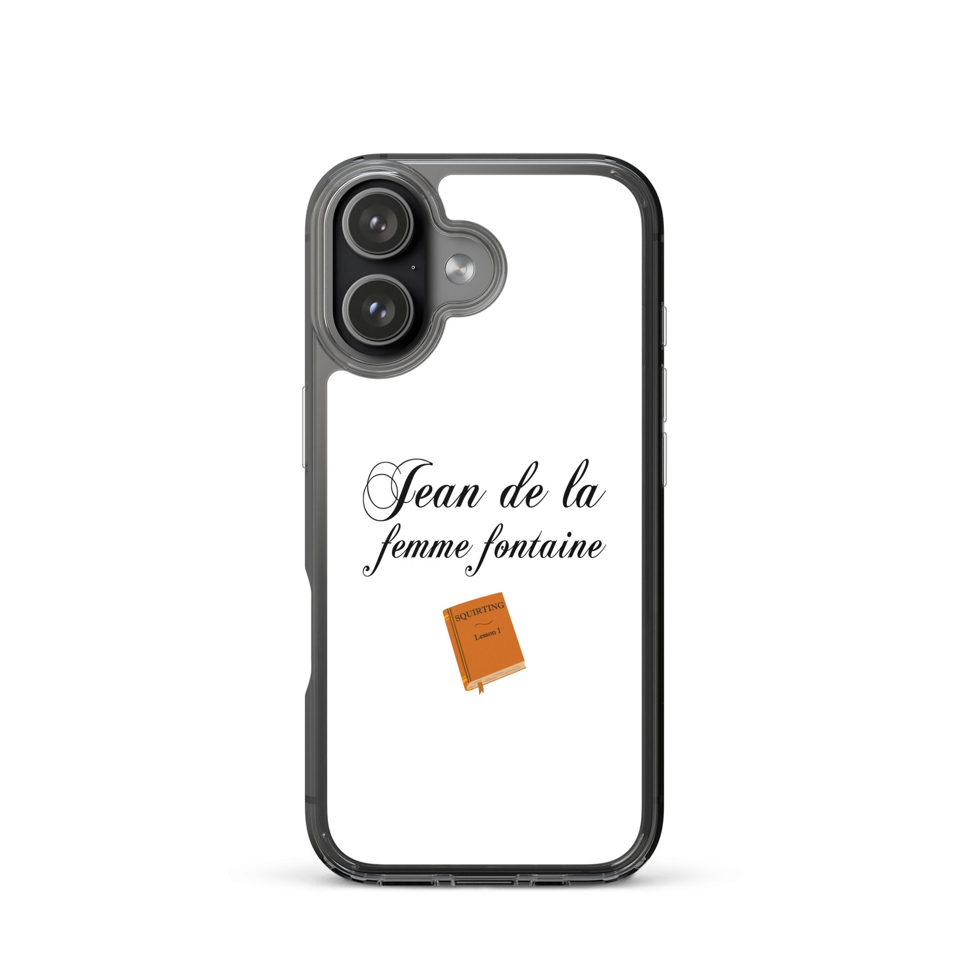 Coque iPhone Jean de la femme fontaine - Sedurro