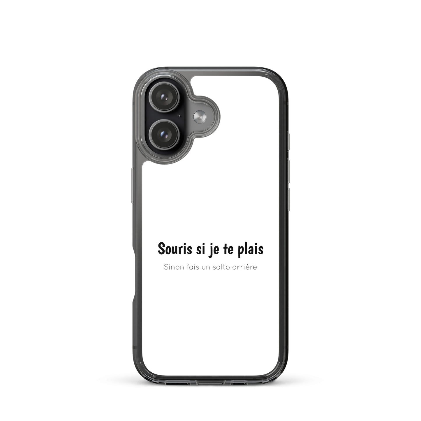Coque iPhone Souris si je te plais sinon fais un salto arrière - Sedurro