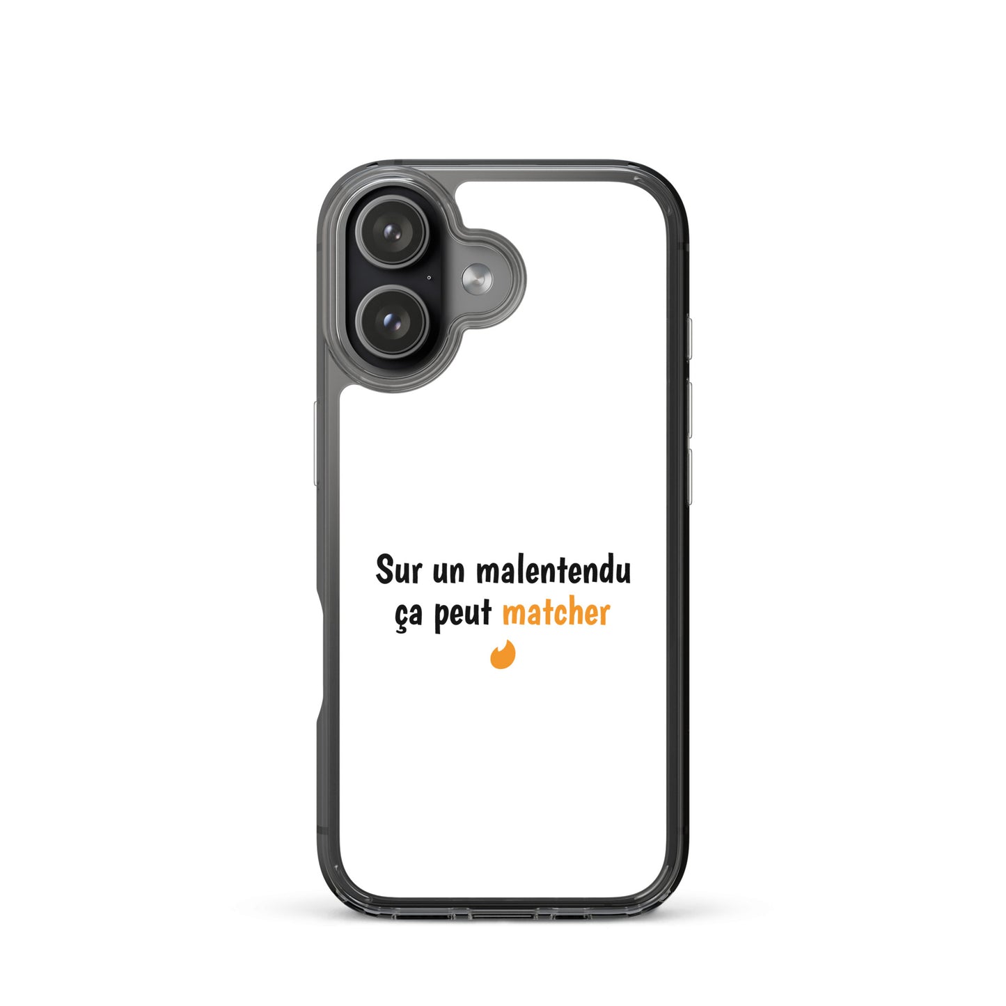 Coque iPhone Sur un malentendu ça peut matcher - Sedurro