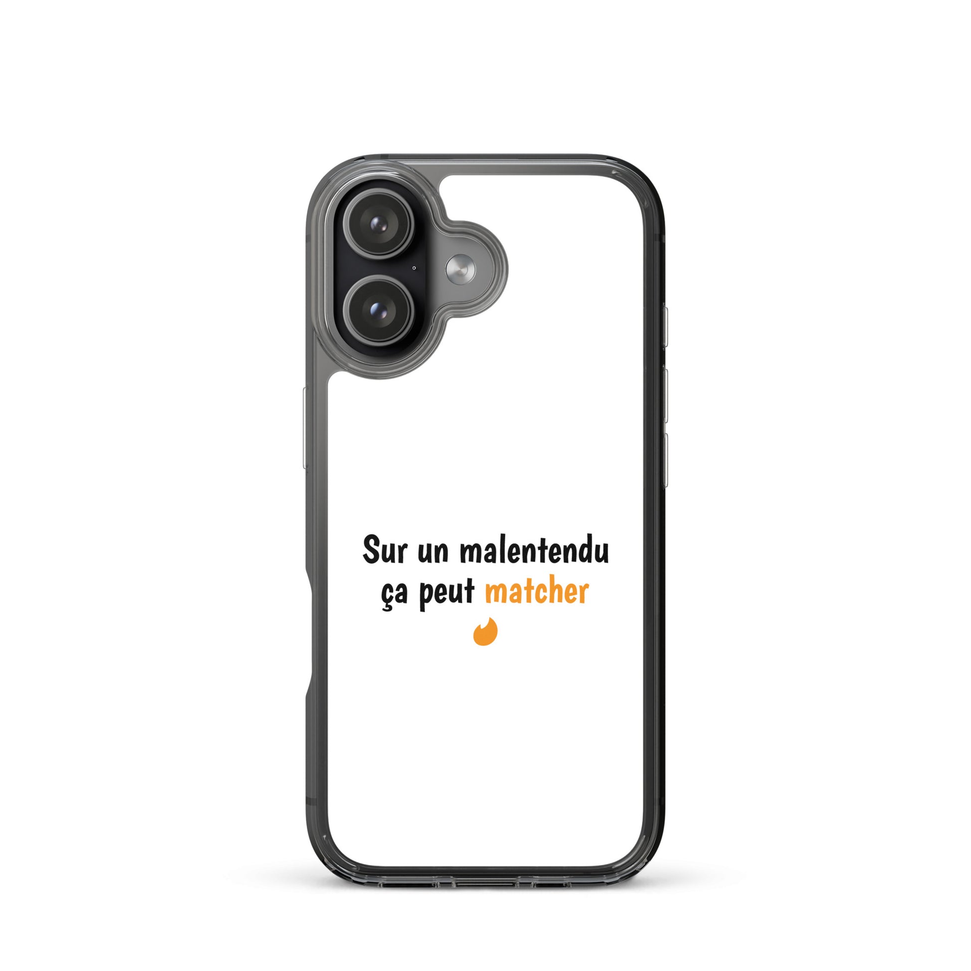 Coque iPhone Sur un malentendu ça peut matcher - Sedurro