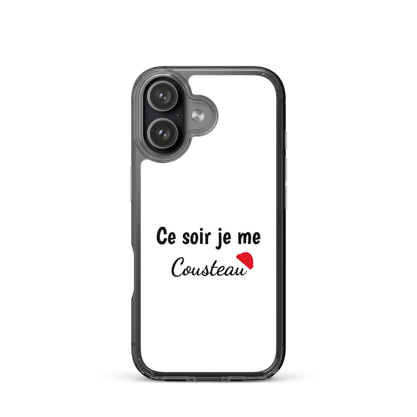 Coque iPhone Ce soir je me cousteau - Sedurro