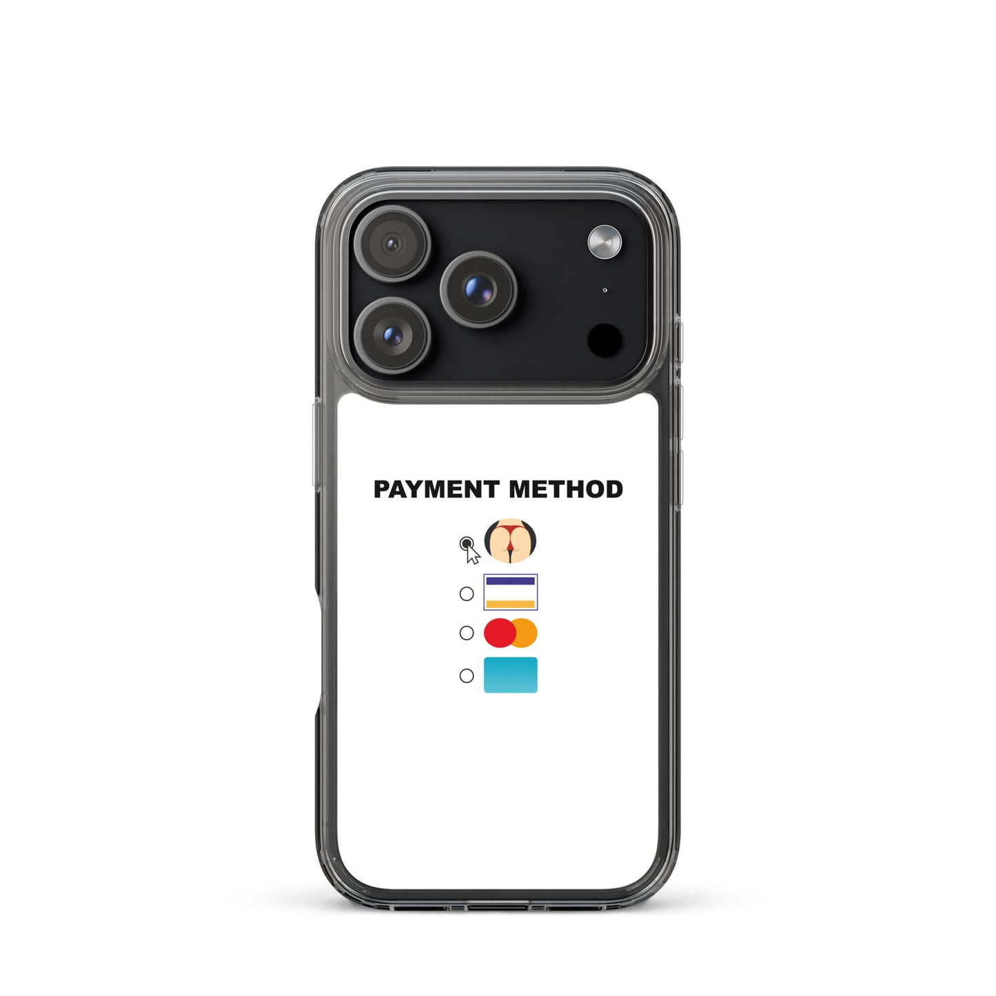 Coque iPhone Payment method butt - Sedurro