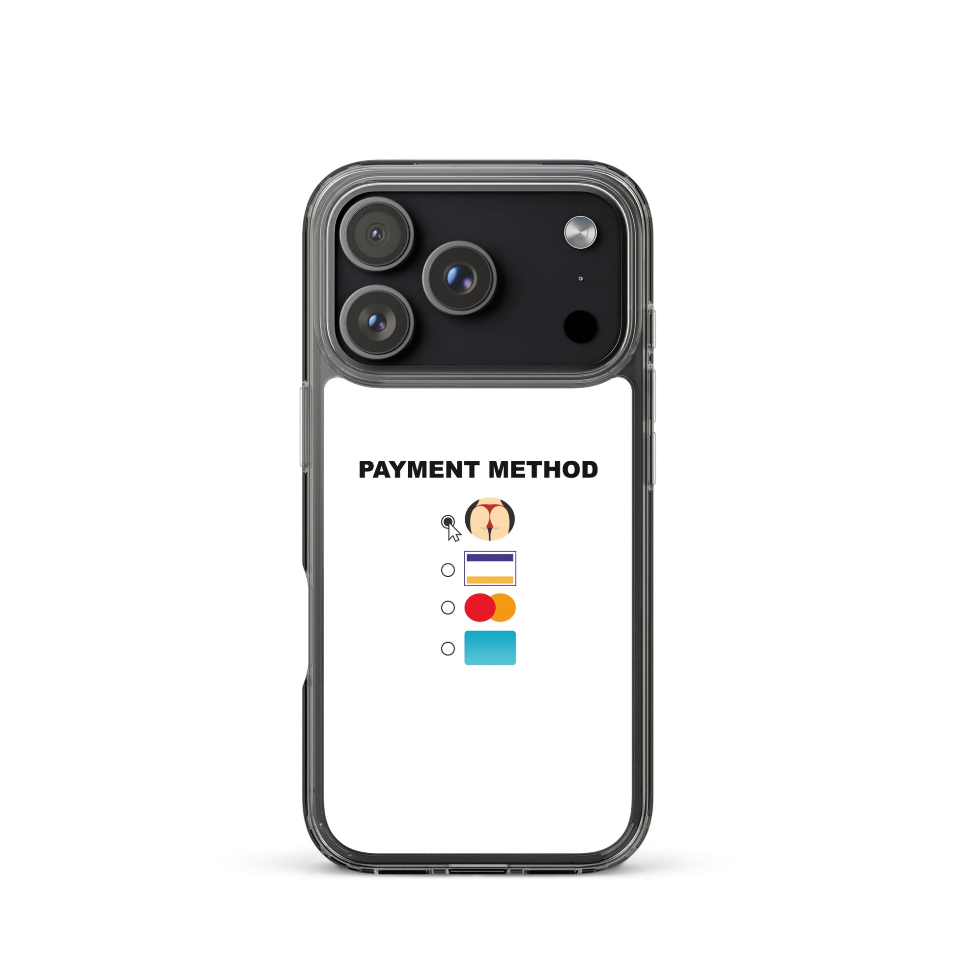 Coque iPhone Payment method butt - Sedurro