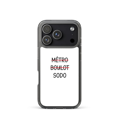 Coque iPhone Métro boulot sodo - Sedurro