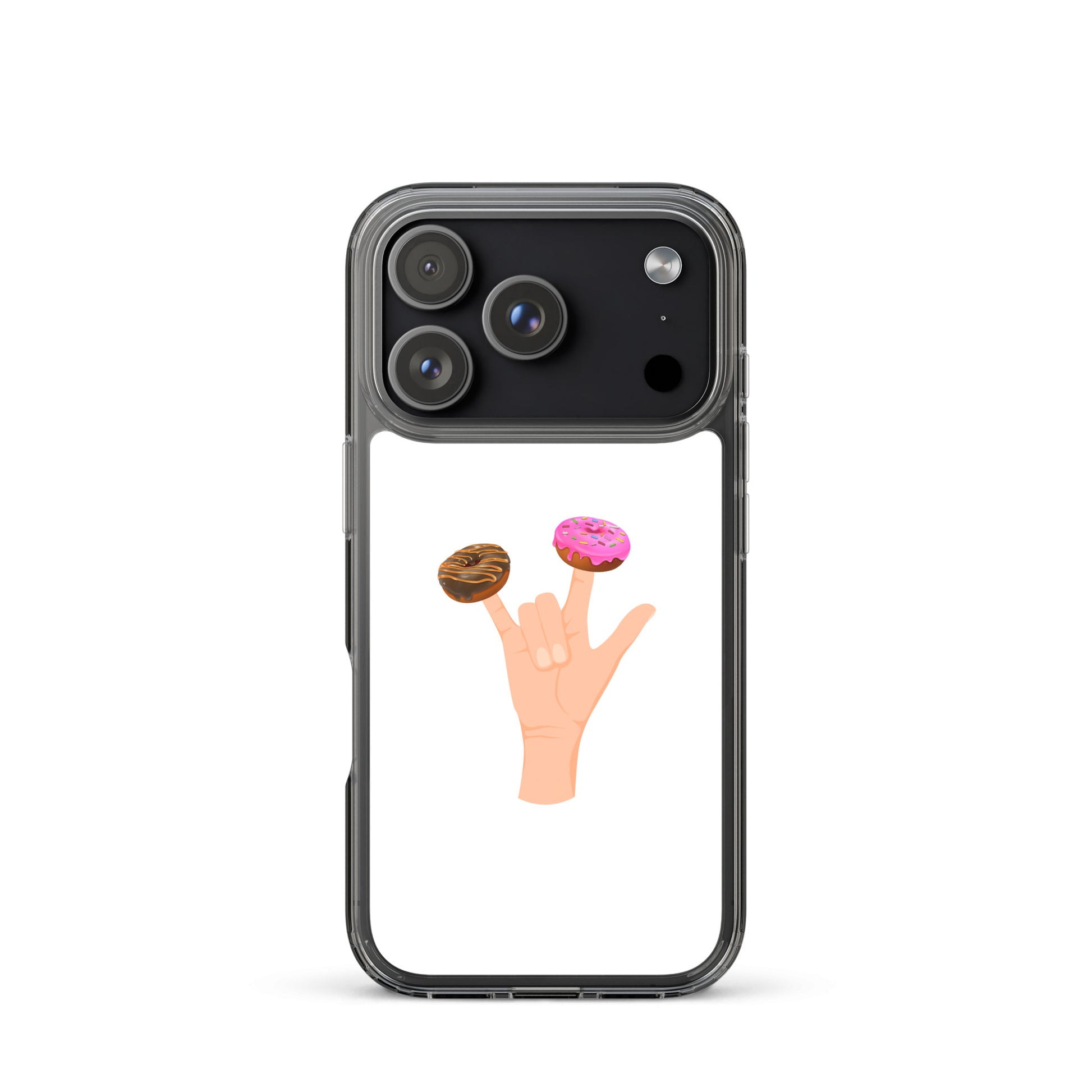 Coque iPhone Main donuts deux doigts - Sedurro