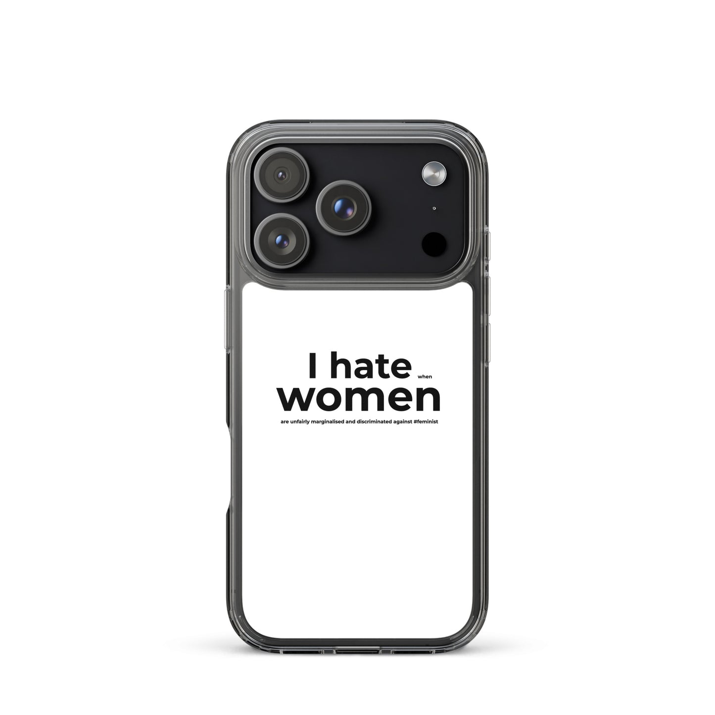 Coque iPhone Feminist I hate women - Sedurro