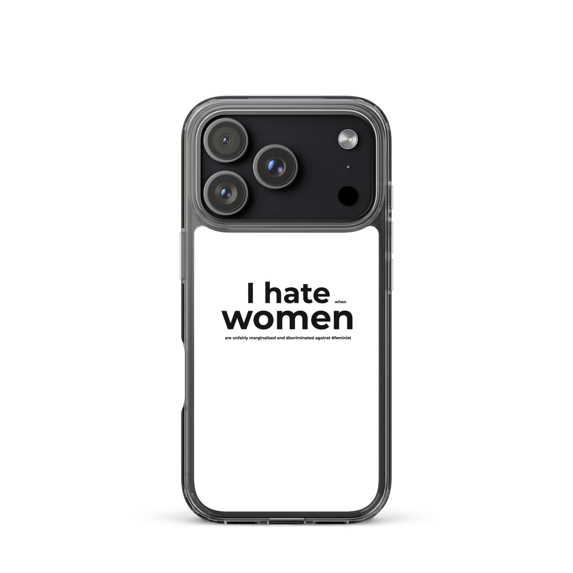 Coque iPhone Feminist I hate women - Sedurro