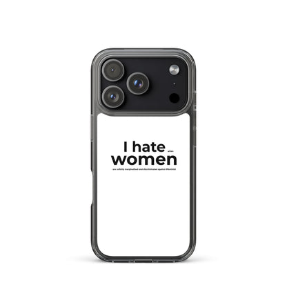 Coque iPhone Feminist I hate women - Sedurro