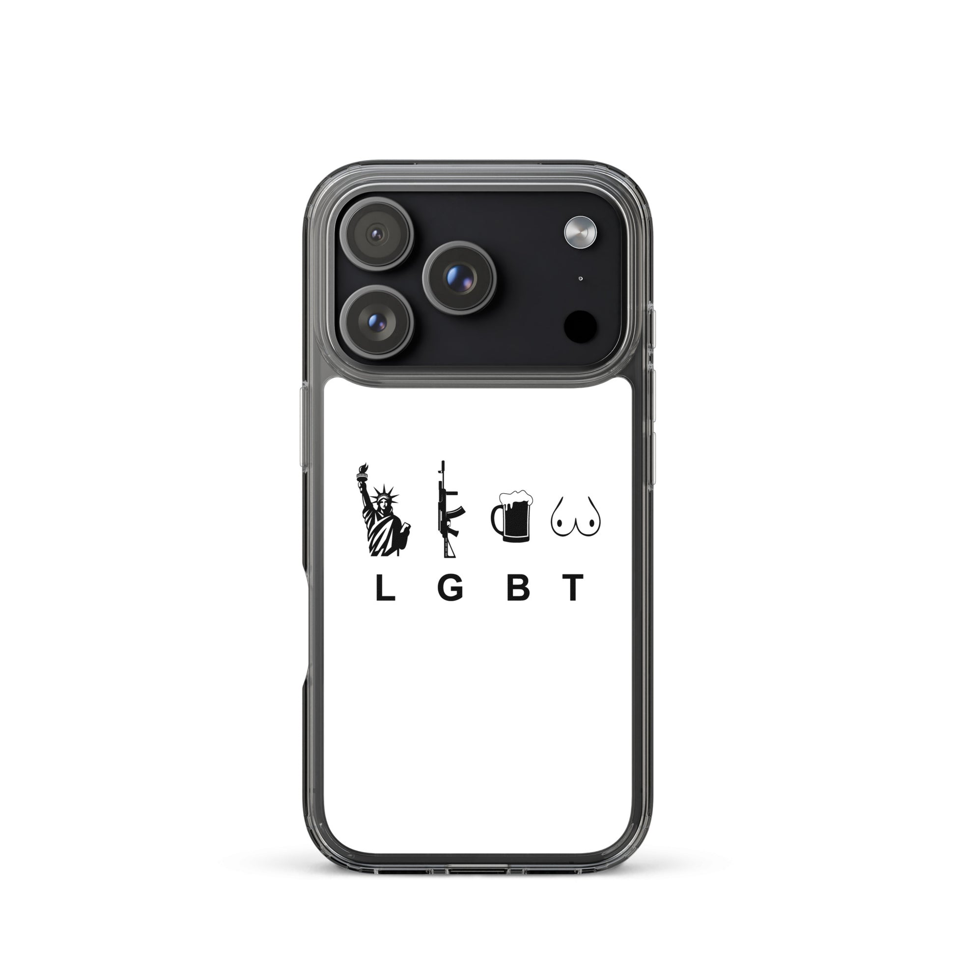 Coque iPhone LGBT liberty gun beer tits - Sedurro