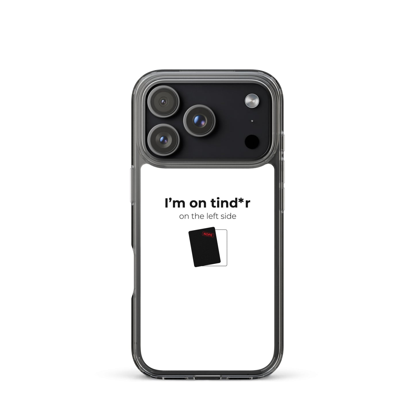 Coque iPhone I'm on tind*r on the left side - Sedurro