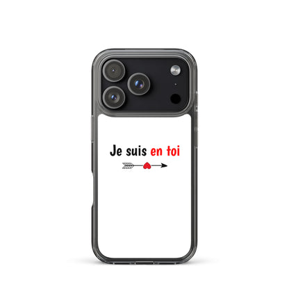 Coque iPhone Je suis en toi flèche cupidon - Sedurro