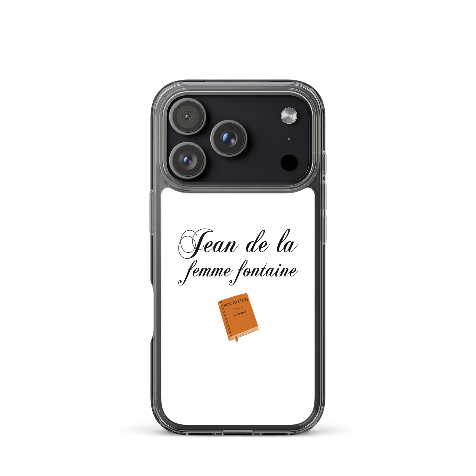 Coque iPhone Jean de la femme fontaine - Sedurro