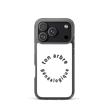 Coque iPhone Ton arbre généalogique en forme de cercle - Sedurro