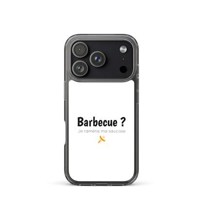 Coque iPhone Barbecue je ramène ma saucisse - Sedurro