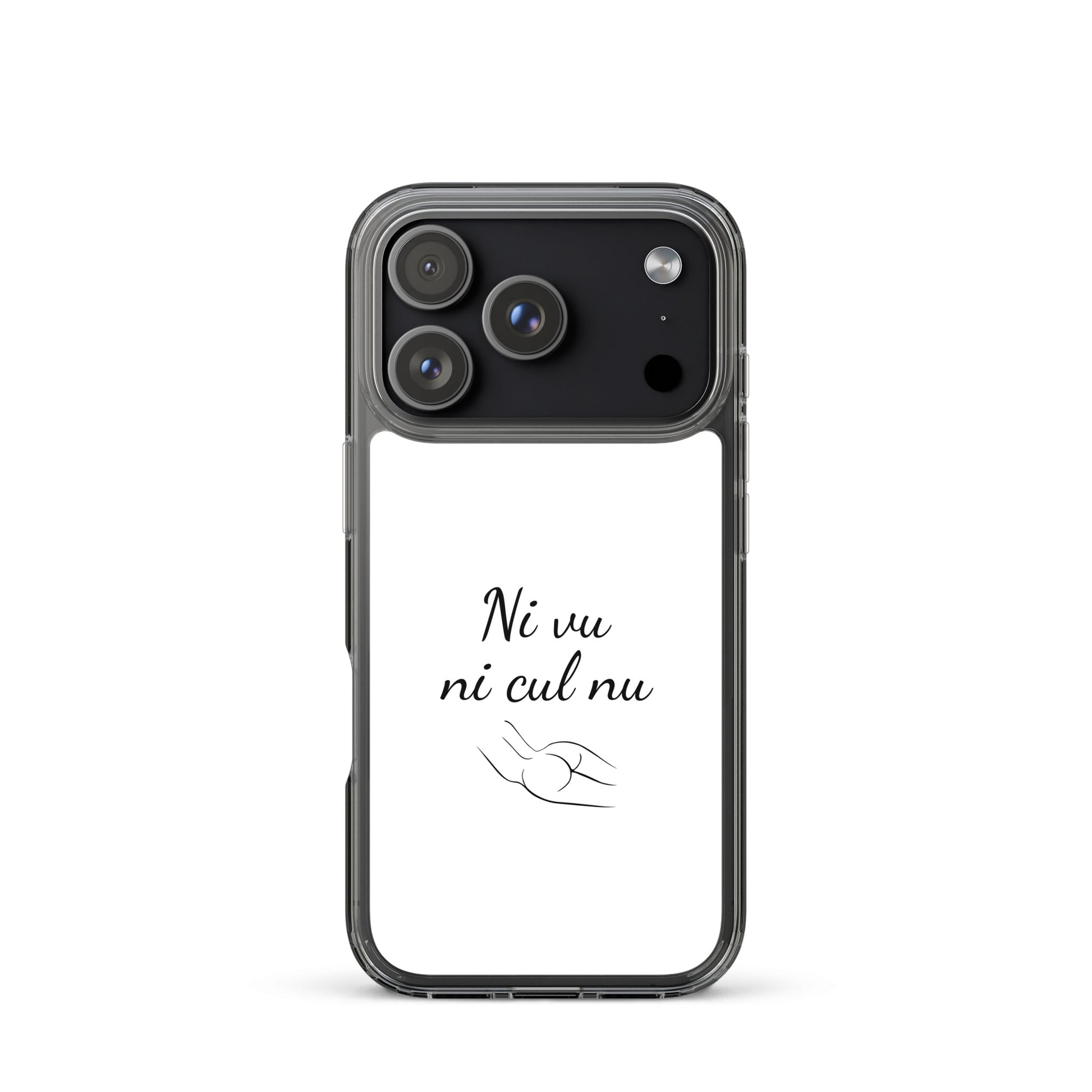 Coque iPhone Ni vu ni cul nu - Sedurro