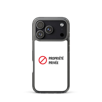 Coque iPhone Propriété privée - Sedurro