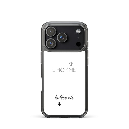 Coque iPhone L'homme et la légende - Sedurro