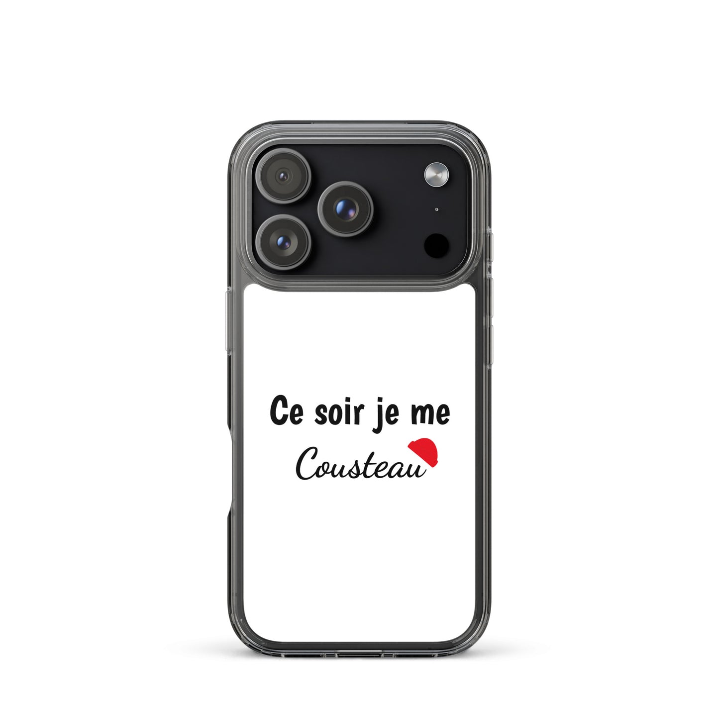 Coque iPhone Ce soir je me cousteau - Sedurro