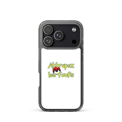 Coque iPhone Attrapez les foufs Pokeboule - Sedurro