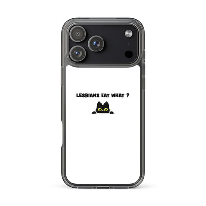 Coque iPhone Cat Lesbians eat what - Sedurro
