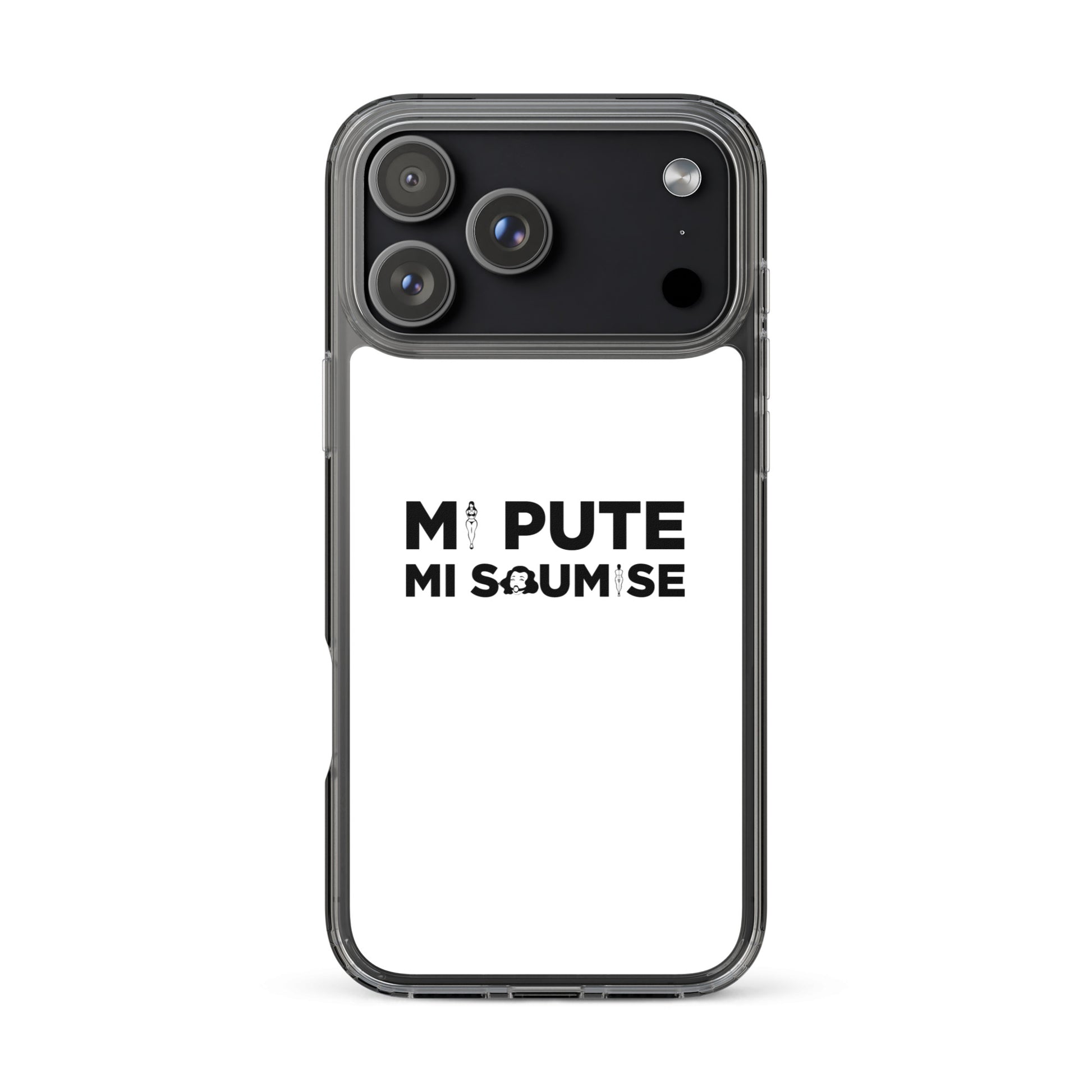 Coque iPhone Mi pute mi soumise - Sedurro