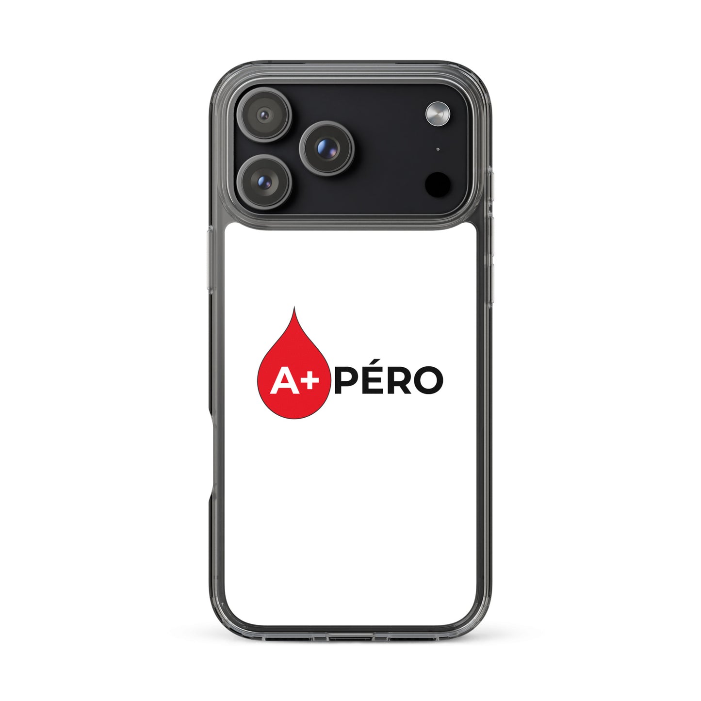 Coque iPhone Apéro groupe sanguin A+ - Sedurro