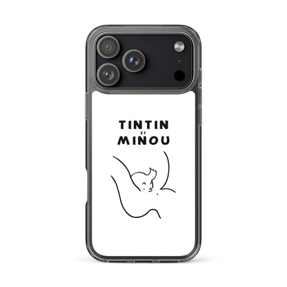Coque iPhone Tintin et minou - Sedurro