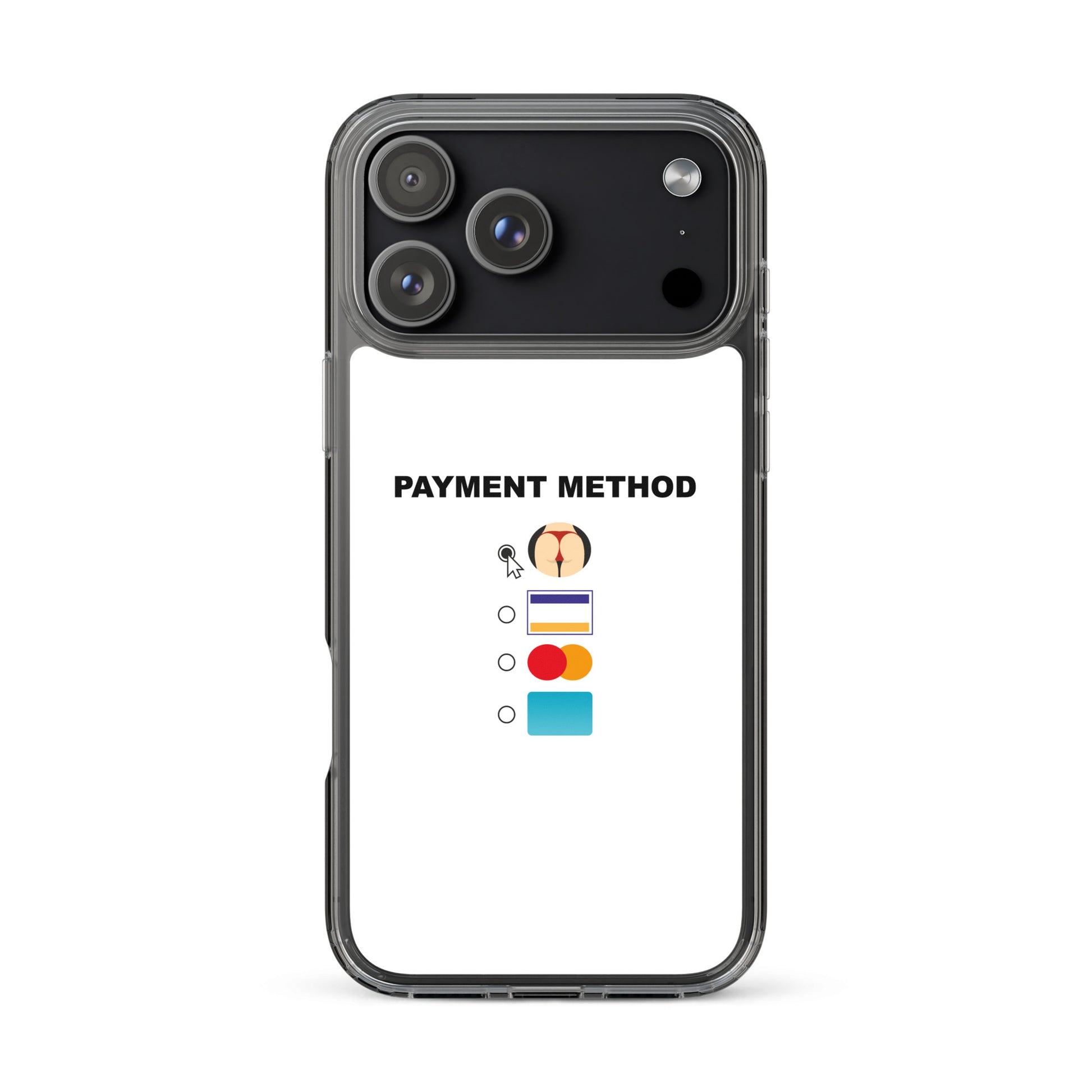 Coque iPhone Payment method butt - Sedurro