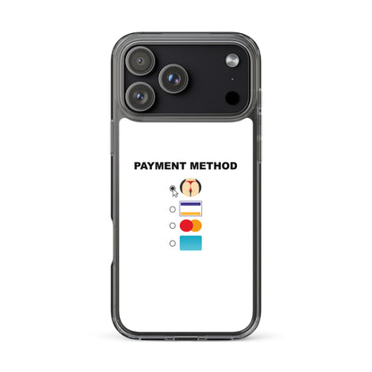 Coque iPhone Payment method butt - Sedurro