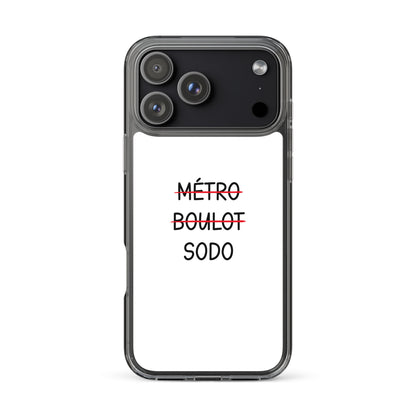 Coque iPhone Métro boulot sodo - Sedurro