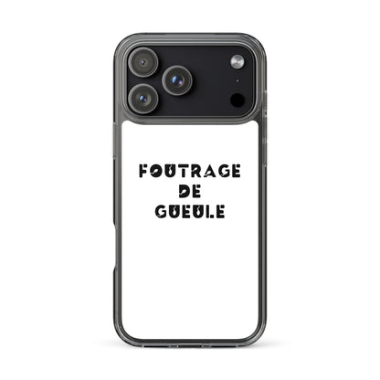 Coque iPhone Foutrage de gueule - Sedurro