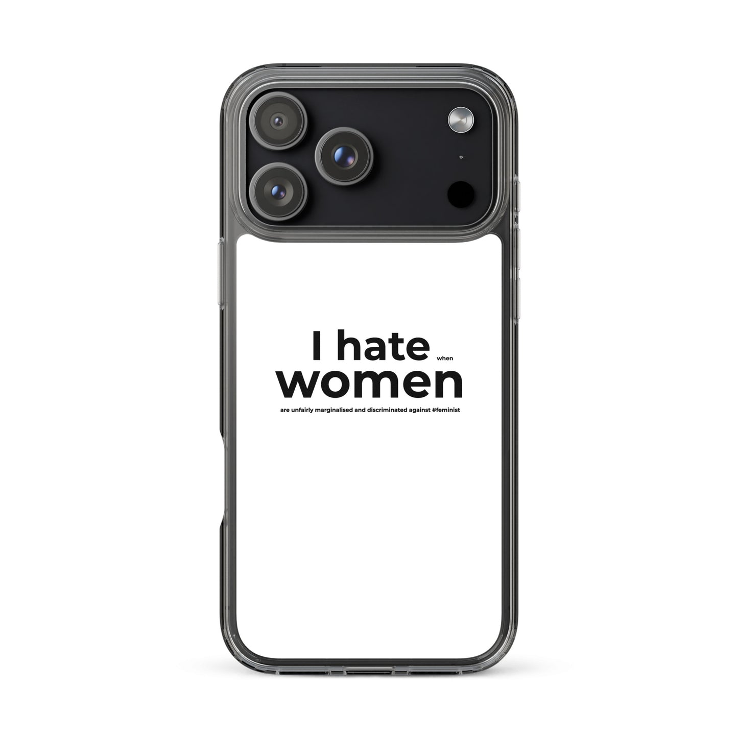 Coque iPhone Feminist I hate women - Sedurro