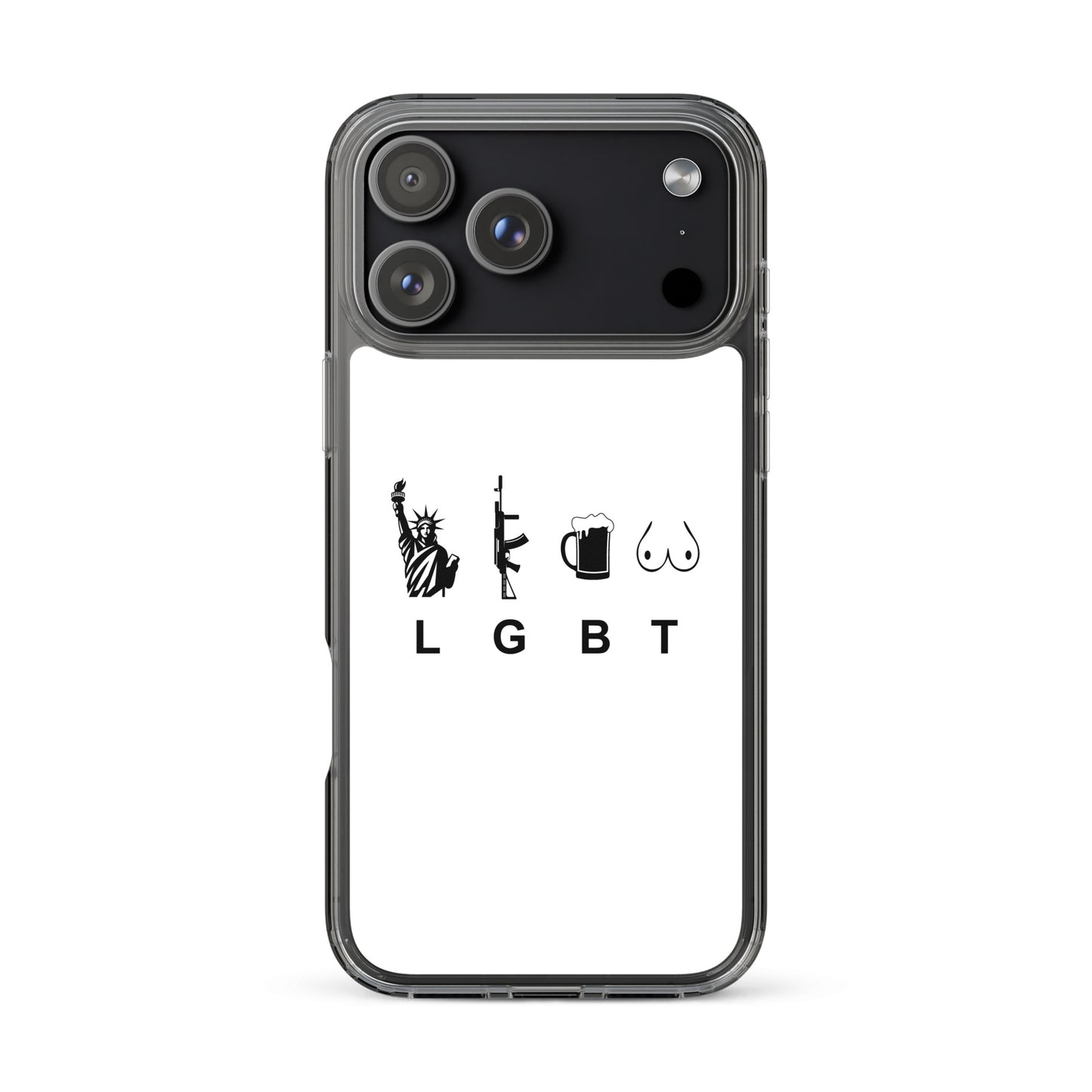 Coque iPhone LGBT liberty gun beer tits - Sedurro