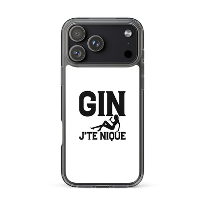 Coque iPhone Gin j'te nique - Sedurro