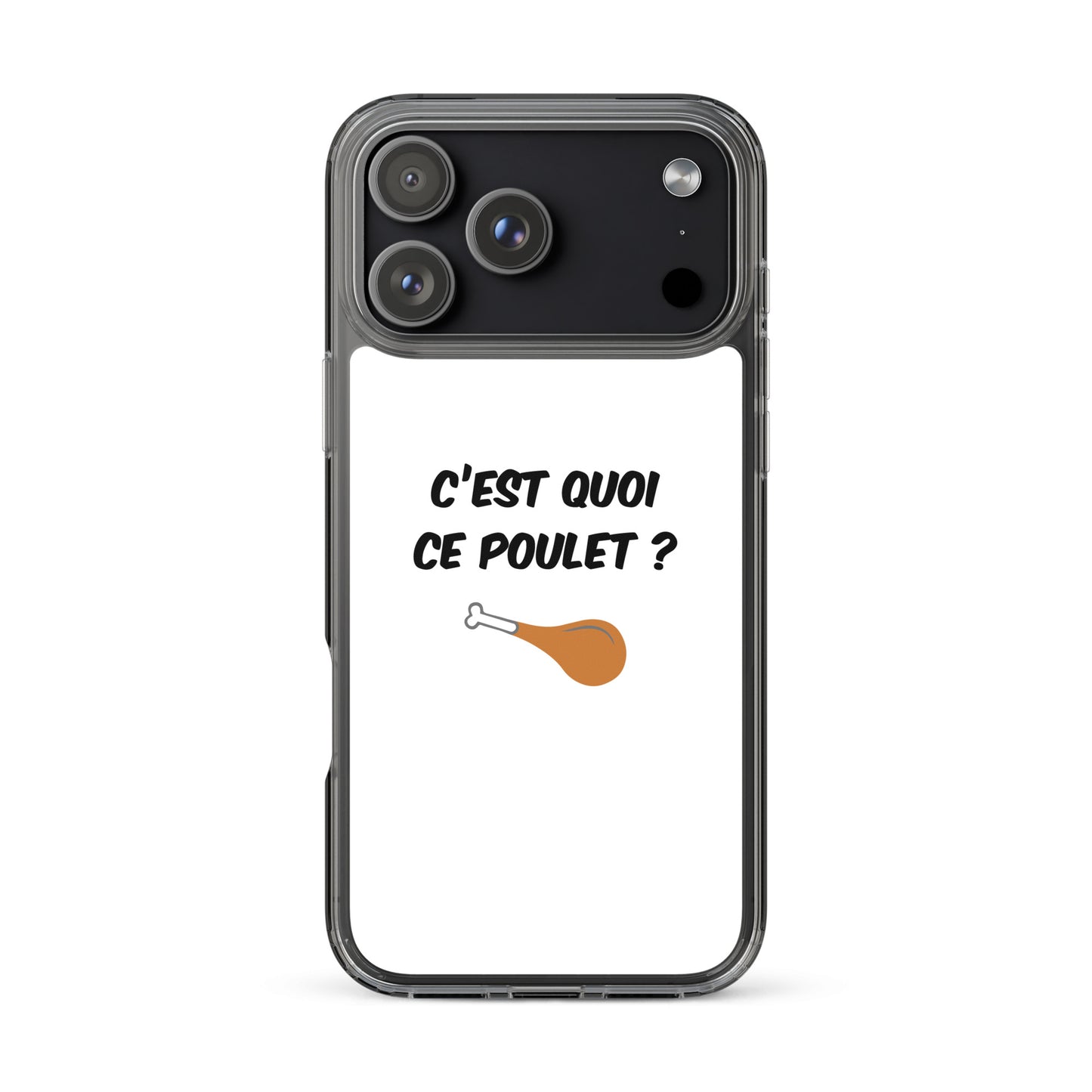 Coque iPhone C'est quoi ce poulet - Sedurro