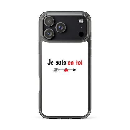 Coque iPhone Je suis en toi flèche cupidon - Sedurro