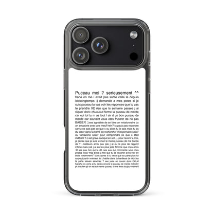 Coque iPhone Puceau moi on me l'avait pas sorti depuis longtemps - Sedurro