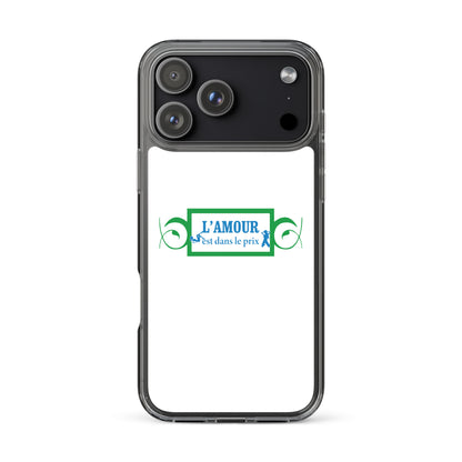 Coque iPhone L'amour est dans le prix - Sedurro